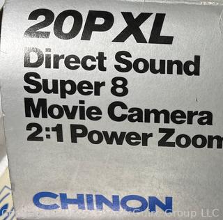 Chinon 20 PXL Direct Sound Super 8 Film Movie Camera