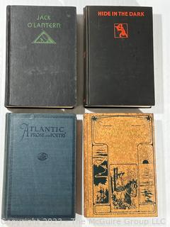 Four (4) Vintage Books Including Jack O'Lantern and Hide in the Dark, 