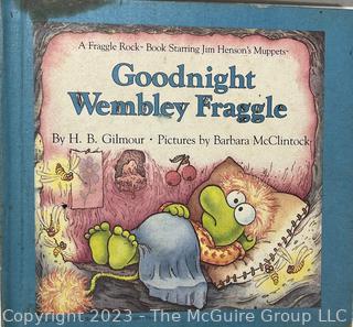 Five (5) Vintage Children's Books Including Ezra the Elephant and Fraggle Rock