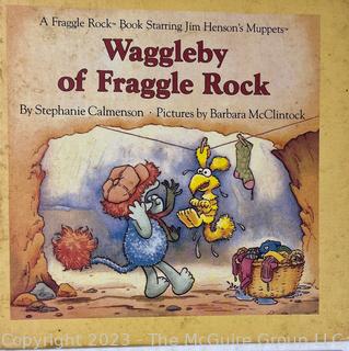 Five (5) Vintage Children's Books Including Ezra the Elephant and Fraggle Rock