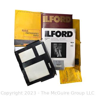 Darkroom Photography Supplies Including Kodak and Polaroid Film Plates (was 1000JT)