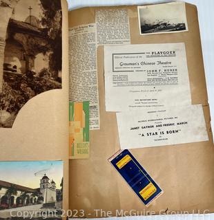 1937 Scrapbook from California Area with Photographs