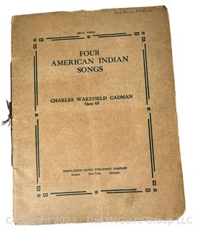 Two (2) Music Books Including American Indian Songs; 