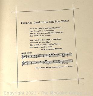 Two (2) Music Books Including American Indian Songs; 