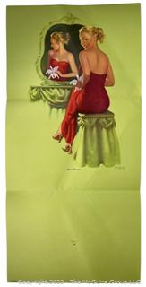 Original Lithograph Pin-Up Poster by Nick Hufford Titled “Special Occassion”. 22" x 48" (was 122LS)