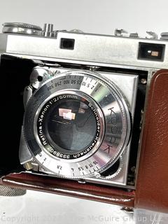 Kodak Retina IIA Rangefinder Camera in Leather Case