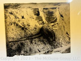 Collection of Antique 4 X 5 Glass Negative Plates of Named Historic and Architectural Landscapes as well as US Naval Ships in NY Harbor c late 1800's