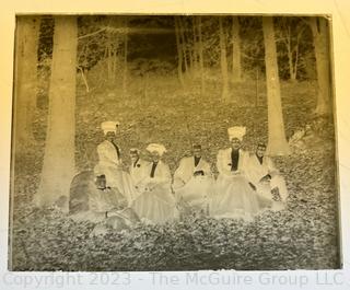 Collection of Antique 4 X 5 Glass Negative Plates of Named Historic and Architectural Landscapes as well as US Naval Ships in NY Harbor c late 1800's