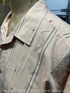 Vintage 1970s John Blair Menswear Button Front Shirt.  (Was 35XJT)