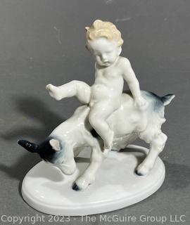 Metzler & Ortloff Germany Porcelain Cherubs Figurine.