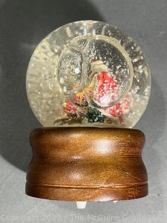 Two (2) Christmas Holiday Snow Globes by Precious Moments