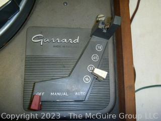 Vintage Garrard "Auto Slim" P MK-II, Phonograph Player, SHURE Cartridge, Tested (was Phono1)