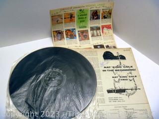 Selection of Two (2) Vinyl Records: Nat King Cole and Ray Charles (was Record0002)