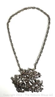 Statement Renaissance Style Necklace by ART Arthur Pepper 