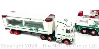 Hess Toy Trucks. 1 Metal, 1 Plastic