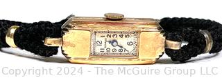 (Description changed 1/18 at 19:40) 10kt Gold Filled Benrus Ladies Wind Up Wrist Watch