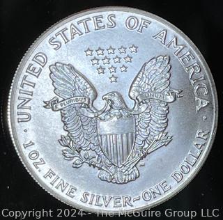 1986 Uncirculated American Eagle Silver Dollar Coin