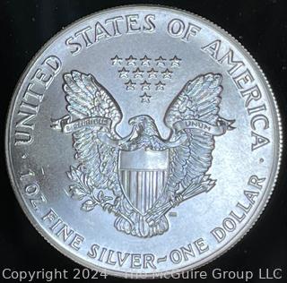 1986 Uncirculated American Eagle Silver Dollar Coin