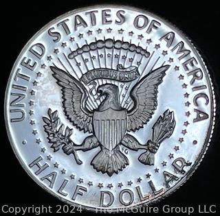 1968 S Uncirculated Kennedy Proof 40% Silver Half Dollar Coin