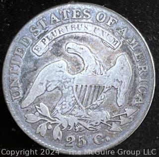 1821 Capped Bust Quarter Dollar Coin