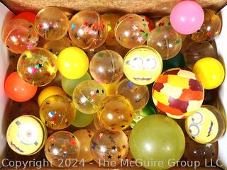 Collection of Vintage Rubber Super Bouncy Balls 