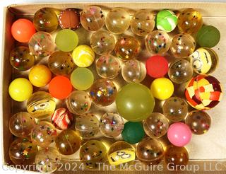 Collection of Vintage Rubber Super Bouncy Balls 