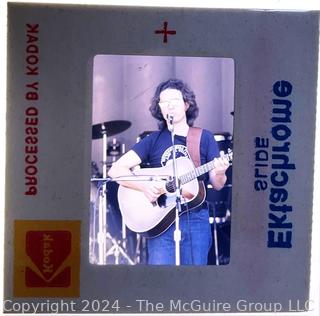 Group of 1970's Photographic Slides of Country Joe McDonald and The Joy of Cooking Bands in Concert and Back Stage.  