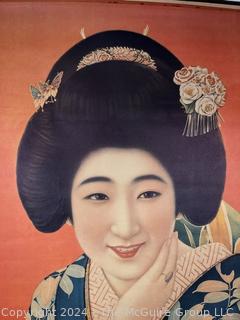 Japanese Poster of Geisha