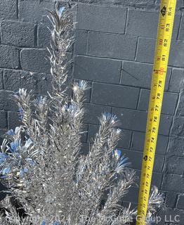 7 Foot Vintage Aluminum "Pom Pom" Sparkler Tree with Box