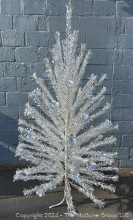 7 Foot Vintage Aluminum "Pom Pom" Sparkler Tree with Box