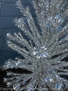 7 Foot Vintage Aluminum "Pom Pom" Sparkler Tree with Box