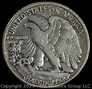 1942 D Walking Liberty Half Dollar Coin