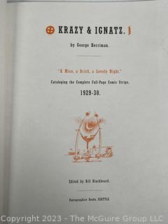 Four (4) Books: "Krazy & Ignatz" by George Herriman.  Cartoon Catalog circa 1930