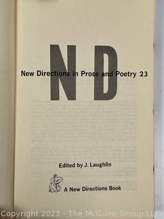 Four (4) Volumes of "New Directions" Magazine circa 1970