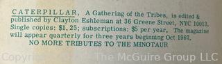 Eleven (11) Issues of  Caterpillar "A Gathering of The Tribes", A Quarterly Literary Magazine At The Forefront of The New American Poetry Movement.