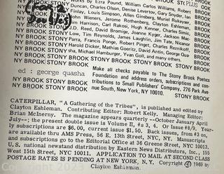 Eleven (11) Issues of  Caterpillar "A Gathering of The Tribes", A Quarterly Literary Magazine At The Forefront of The New American Poetry Movement.