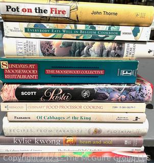 Eleven (11) Cooking related Books