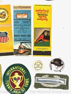 Group of Ephemera Including Railroad, Hunting, Philately