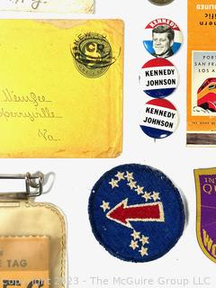 Group of Ephemera Including Railroad, Hunting, Philately