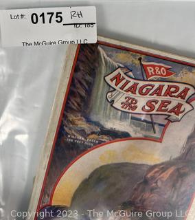 "Niagara To The Sea". 1920's Road Guide Map Book published by the Richelieu and Ontario Navigation Company.  