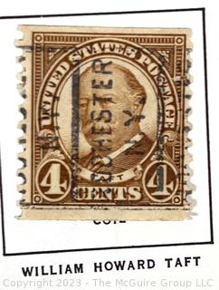 Philatelic Stamps from 1873.  See all the photos from a Harris Book.  