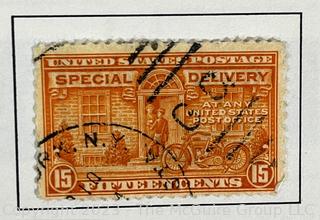 Philatelic Stamps from 1873.  See all the photos from a Harris Book.  