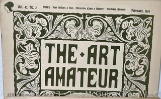 Four (4) Art Amateur Magazines Circa 1900