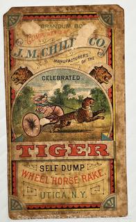 Ephemera Including Bank Notes, Trade Cards, Post Cards, Ticket Stubs, 1867 Purchase List, Etc