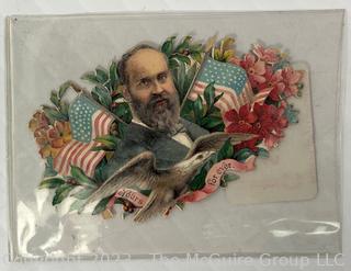 Ephemera Including Bank Notes, Trade Cards, Post Cards, Ticket Stubs, 1867 Purchase List, Etc