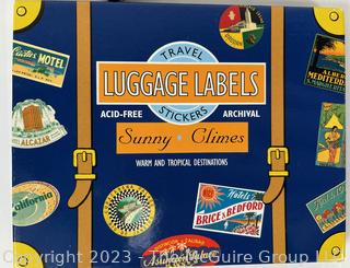 Box of Reproduction Travel Label Stickers by Sunny Climes