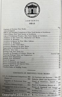 Year Book of the New York Society of Architects 1920-1921