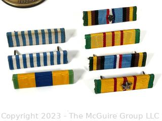 Collection of Military Medals and Ribbons