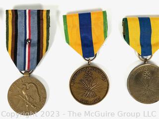 Collection of Military Medals and Ribbons