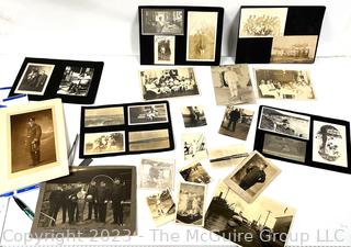 Family Photo Album Including WWI & WWII US Navy and USS New Jersey